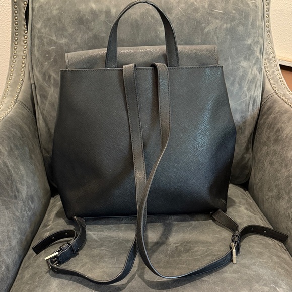 Kate Spade Cameron Street Black Leather Backpack - Picture 2 of 9